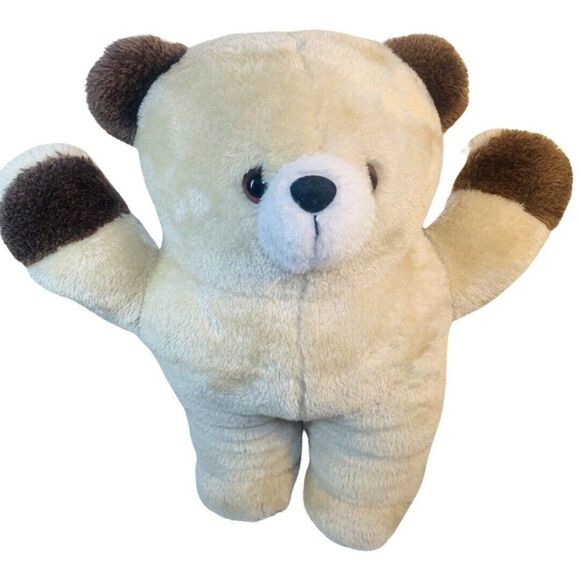 Vintage Muffin Enterprises Plush Chubby Standing Tan Unique Teddy Bear 16” - Picture 4 of 6